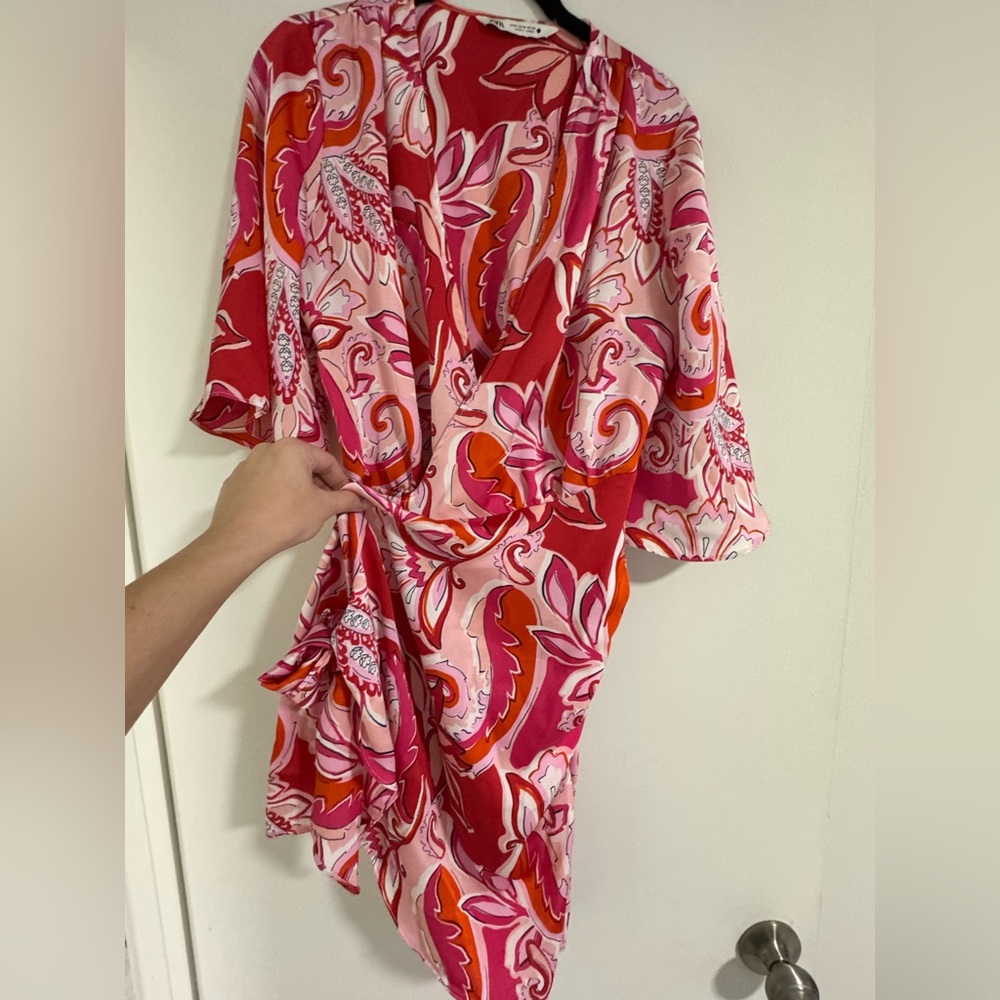 Zara disco pattern dress